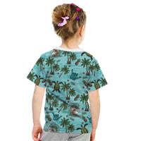 Aloha Hawaii Surfing Tropical Seamless Kid T Shirt LT14 - Polynesian Pride