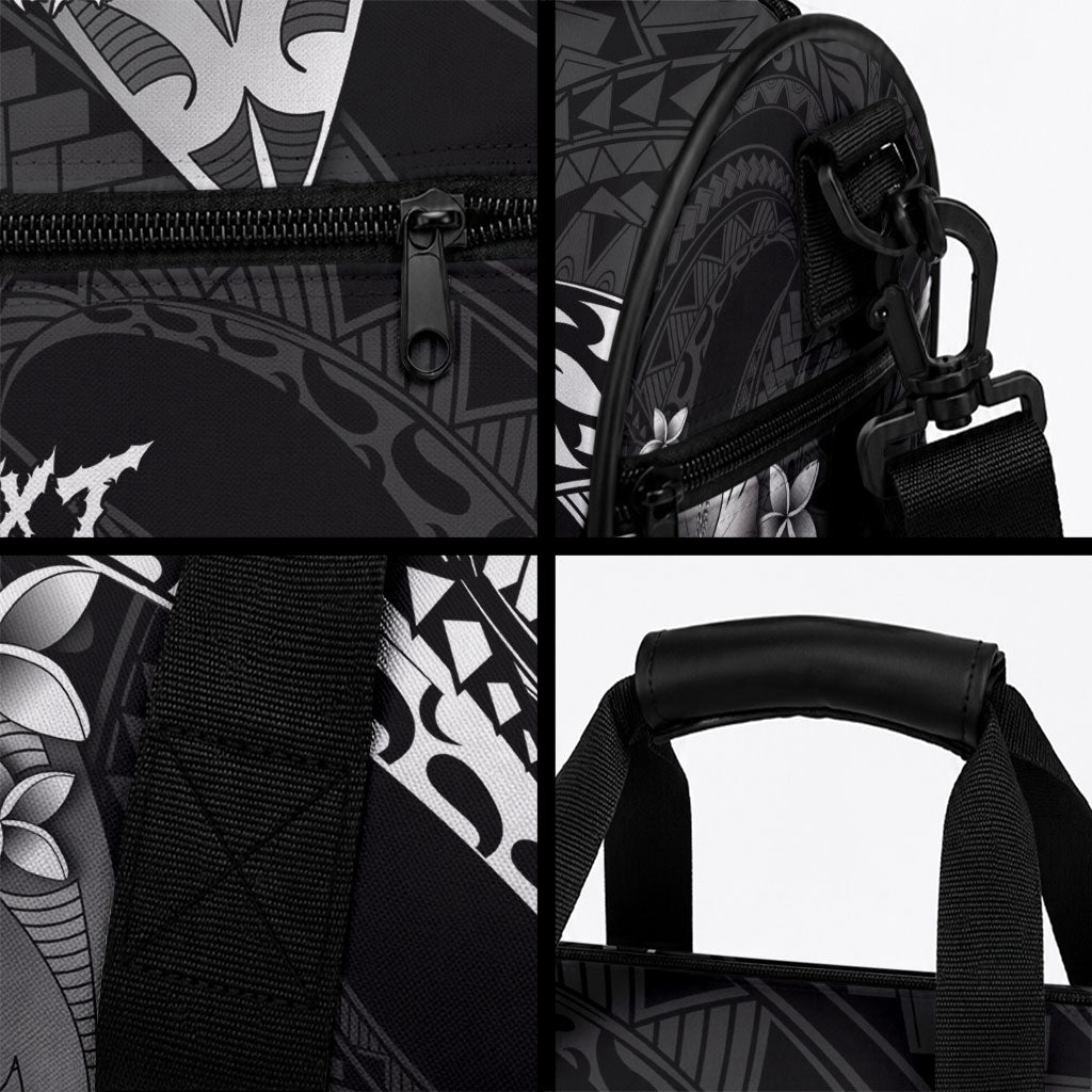 Hawaii Surfing Personalized Duffle Bag Born To Surf Tiki Hawaiian Pattern