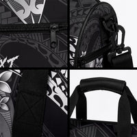 Hawaii Surfing Personalized Duffle Bag Born To Surf Tiki Hawaiian Pattern