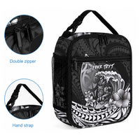 Hawaii Surfing Personalized Lunch Bag Born To Surf Tiki Hawaiian Pattern LT14 - Polynesian Pride