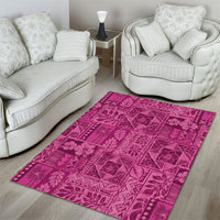 Hawaii Rainforest Beach Tropical Flowers Area Rug LT14 - Polynesian Pride