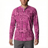 Hawaii Rainforest Beach Tropical Flowers Button Sweatshirt LT14 - Polynesian Pride