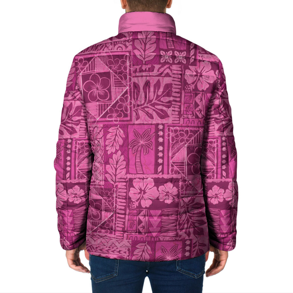 Hawaii Rainforest Beach Tropical Flowers Padded Jacket LT14 - Polynesian Pride