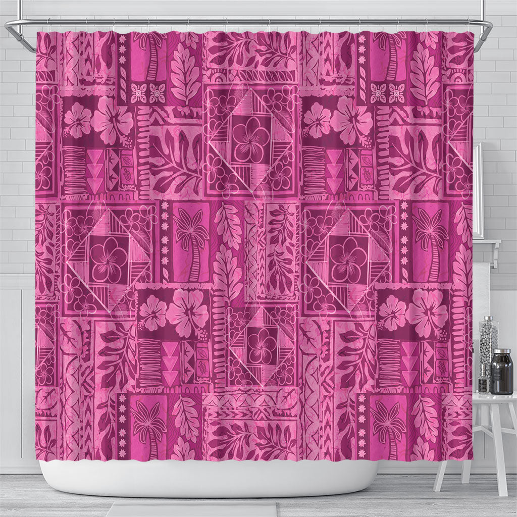 Hawaii Rainforest Beach Tropical Flowers Shower Curtain LT14 - Polynesian Pride