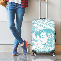 Polynesia Cervical Cancer Awareness Month Luggage Cover Polynesian Women Faith Hope Love! LT14 - Polynesian Pride