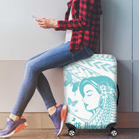 Polynesia Cervical Cancer Awareness Month Luggage Cover Polynesian Women Faith Hope Love! LT14 - Polynesian Pride