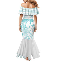 Polynesia Cervical Cancer Awareness Month Mermaid Dress Polynesian Women Faith Hope Love! LT14 - Polynesian Pride