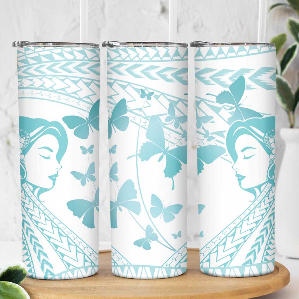 Polynesia Cervical Cancer Awareness Month Skinny Tumbler Polynesian Women Faith Hope Love! LT14 - Polynesian Pride
