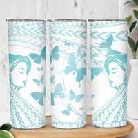 Polynesia Cervical Cancer Awareness Month Skinny Tumbler Polynesian Women Faith Hope Love! LT14 - Polynesian Pride