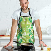 Aloha Hawaii Tuberose Lei Apron Tropical Vibes Green Color LT14 - Polynesian Pride