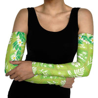 Aloha Hawaii Tuberose Lei Arm Sleeves Tropical Vibes Green Color LT14 - Polynesian Pride