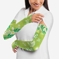 Aloha Hawaii Tuberose Lei Arm Sleeves Tropical Vibes Green Color LT14 - Polynesian Pride