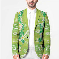 Aloha Hawaii Tuberose Lei Blazer Tropical Vibes Green Color LT14 - Polynesian Pride