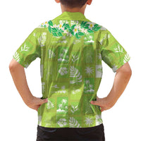 Aloha Hawaii Tuberose Lei Hawaiian Shirt Tropical Vibes Green Color LT14 - Polynesian Pride