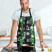 Aloha Hawaii Tuberose Lei Apron Tropical Vibes Black Color LT14 - Polynesian Pride