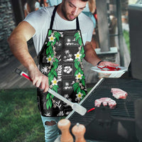 Aloha Hawaii Tuberose Lei Apron Tropical Vibes Black Color LT14 - Polynesian Pride