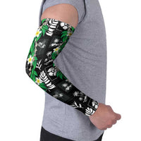 Aloha Hawaii Tuberose Lei Arm Sleeves Tropical Vibes Black Color LT14 - Polynesian Pride