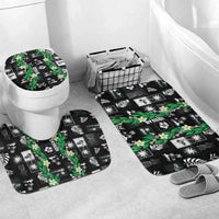Aloha Hawaii Tuberose Lei Bathroom Set Tropical Vibes Black Color - Polynesian Pride