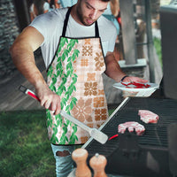 Aloha Hawaii Palaka Tuberose Lei Apron Hawaiian Quilt Seamless Style - Polynesian Pride