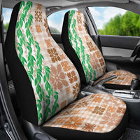 Aloha Hawaii Palaka Tuberose Lei Car Seat Cover Hawaiian Quilt Seamless Style LT14 - Polynesian Pride