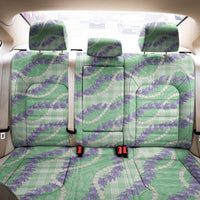 Pastel Green Hawaii Palaka Honohono Pikake Back Car Seat Cover Hawaiian Orchid Lei Polynesian Pattern LT14 - Polynesian Pride