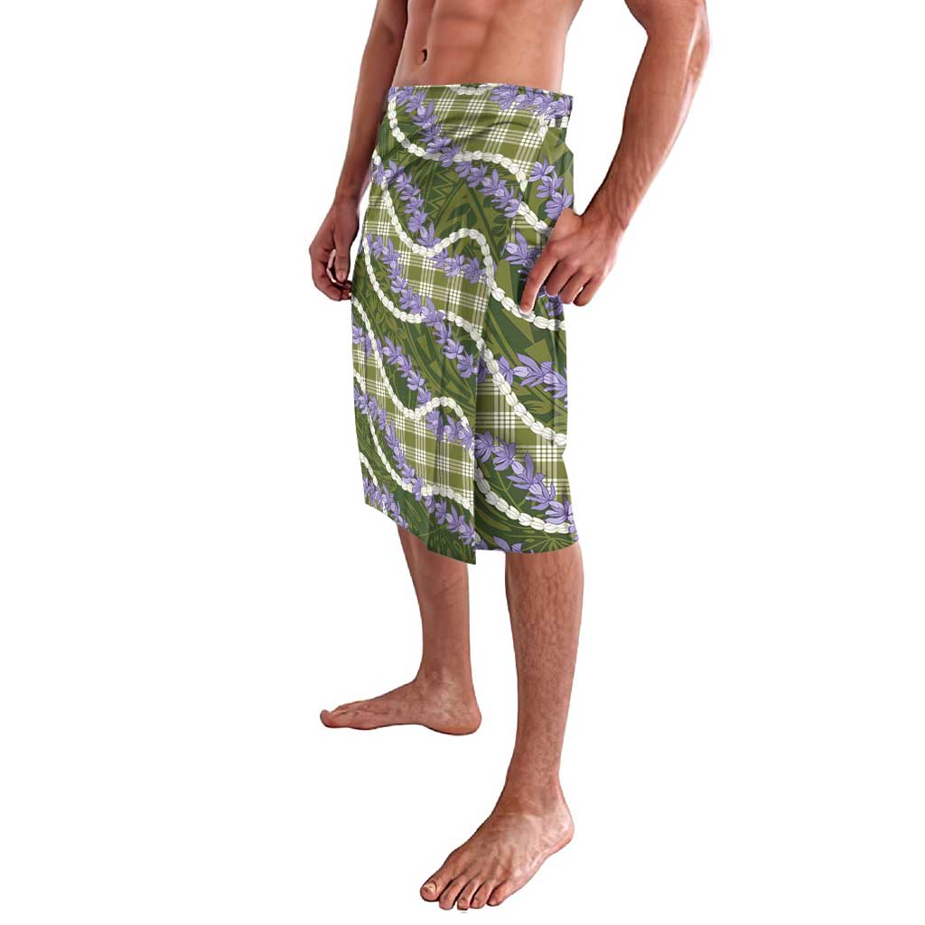 Green Hawaii Palaka Honohono Pikake Lavalava Hawaiian Orchid Lei Polynesian Pattern - Polynesian Pride