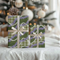 Green Hawaii Palaka Honohono Pikake Wrapping Paper Hawaiian Orchid Lei Polynesian Pattern LT14 - Polynesian Pride