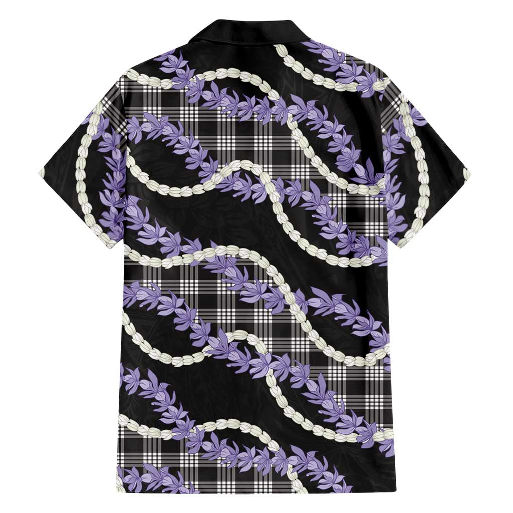 Black Hawaii Palaka Honohono Pikake Family Matching Long Sleeve Bodycon Dress and Hawaiian Shirt Hawaiian Orchid Lei Polynesian Pattern LT14 - Polynesian Pride