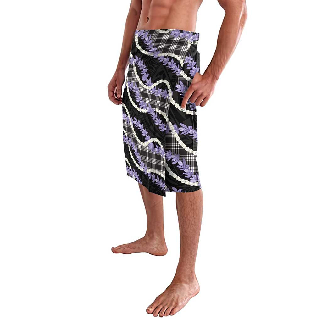 Black Hawaii Palaka Honohono Pikake Lavalava Hawaiian Orchid Lei Polynesian Pattern - Polynesian Pride