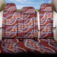Red Hawaii Palaka Honohono Pikake Back Car Seat Cover Hawaiian Orchid Lei Polynesian Pattern LT14 One Size Red - Polynesian Pride