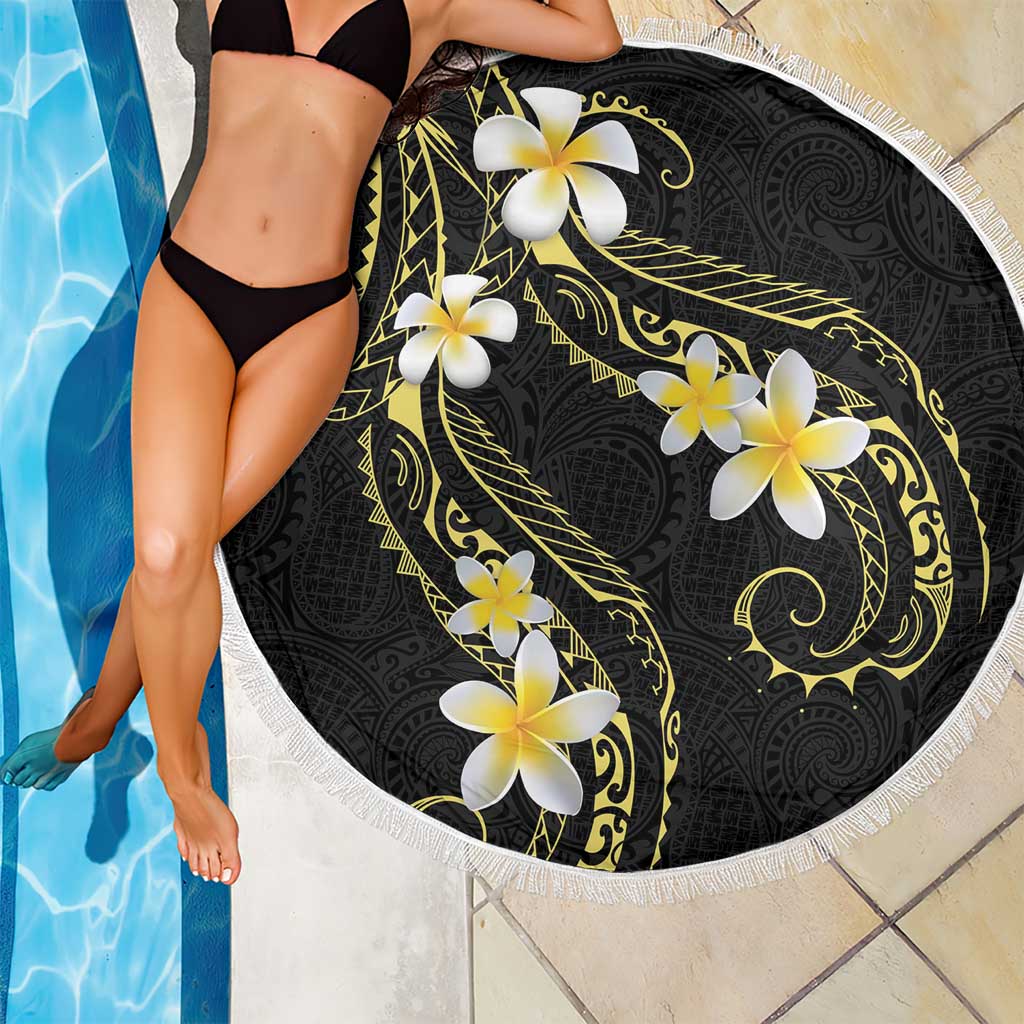 Polynesia Tattoo With Plumeria Beach Blanket Elegant Vibes