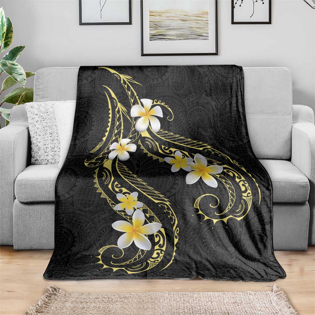 Polynesia Tattoo With Plumeria Blanket Elegant Vibes