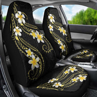 Polynesia Tattoo With Plumeria Car Seat Cover Elegant Vibes LT14 - Polynesian Pride