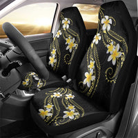 Polynesia Tattoo With Plumeria Car Seat Cover Elegant Vibes LT14 - Polynesian Pride