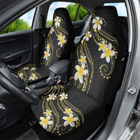 Polynesia Tattoo With Plumeria Car Seat Cover Elegant Vibes LT14 - Polynesian Pride