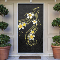 Polynesia Tattoo With Plumeria Door Cover Elegant Vibes