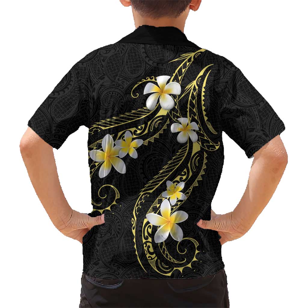 Polynesia Tattoo With Plumeria Family Matching Off Shoulder Maxi Dress and Hawaiian Shirt Elegant Vibes LT14 - Polynesian Pride