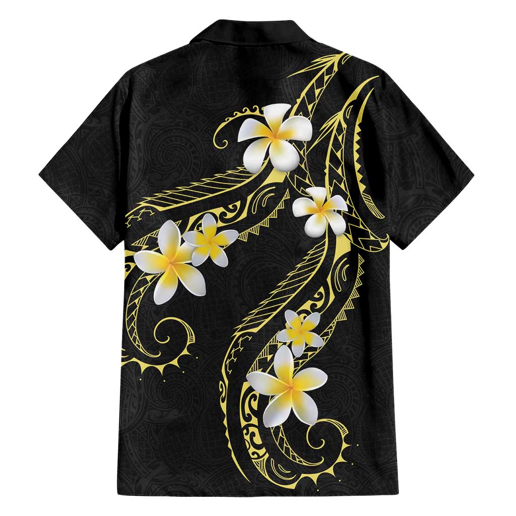 Polynesia Tattoo With Plumeria Family Matching Off Shoulder Maxi Dress and Hawaiian Shirt Elegant Vibes LT14 - Polynesian Pride