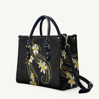 Polynesia Tattoo With Plumeria Leather Bag Elegant Vibes