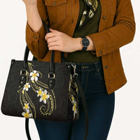 Polynesia Tattoo With Plumeria Leather Bag Elegant Vibes