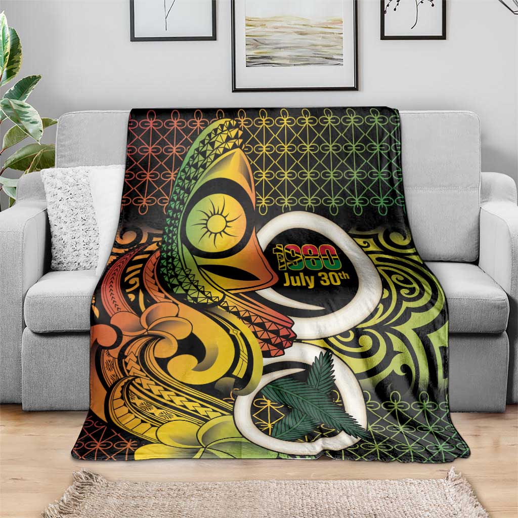 Vanuatu 1980 Blanket Ni-Van Tamtam Sand Drawing Pattern