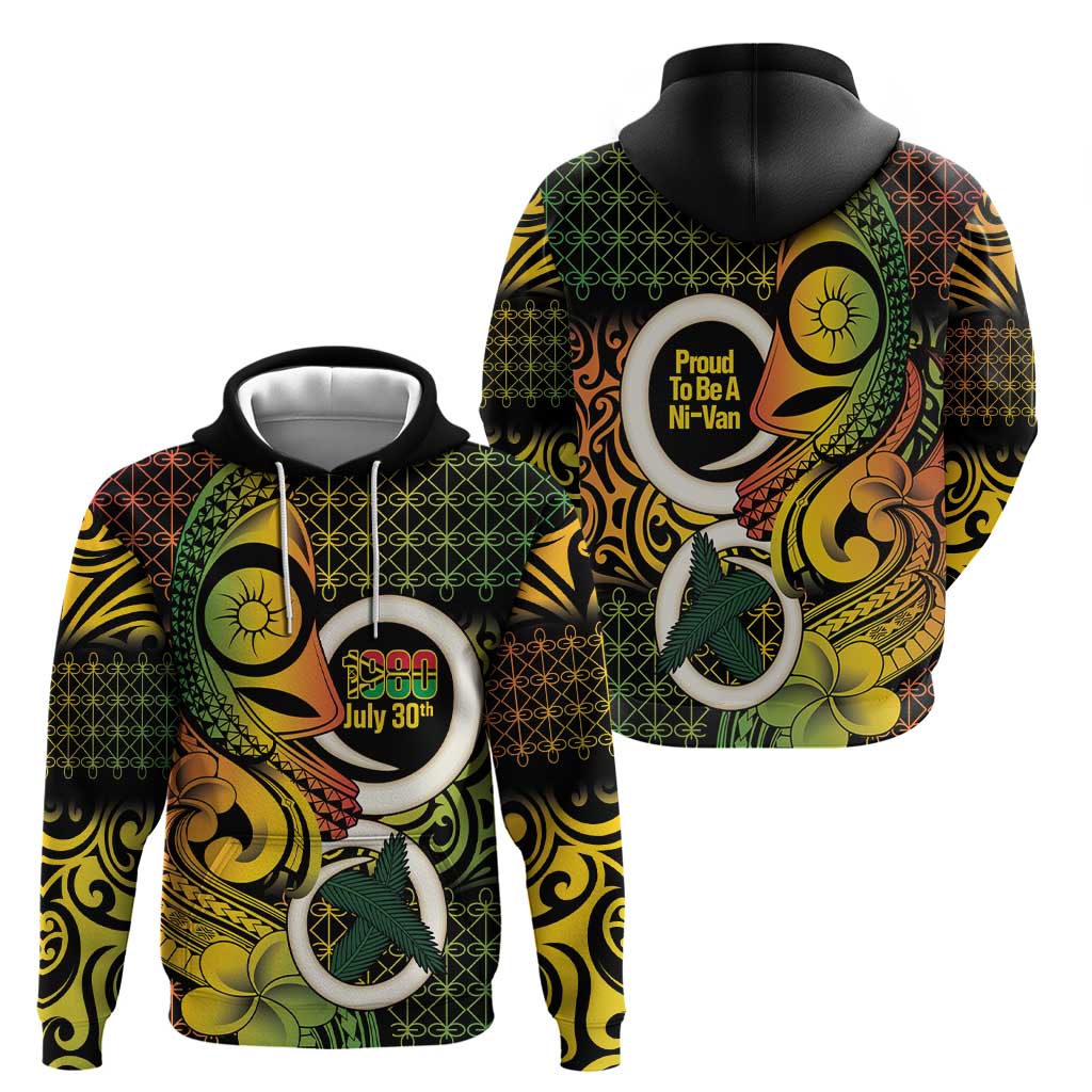Vanuatu 1980 Hoodie Ni-Van Tamtam Sand Drawing Pattern