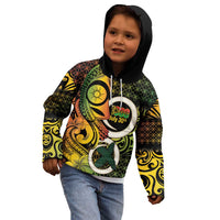 Vanuatu 1980 Kid Hoodie Ni-Van Tamtam Sand Drawing Pattern LT14 - Polynesian Pride