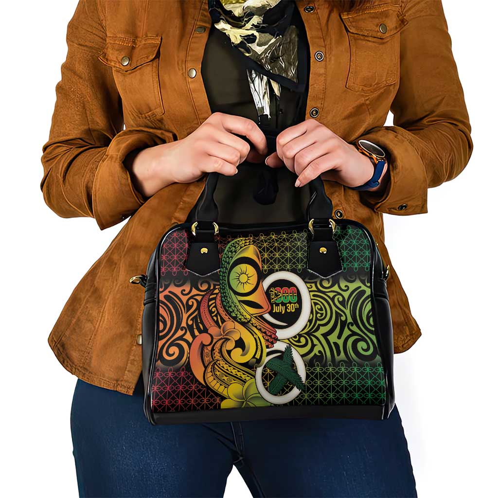 Vanuatu 1980 Shoulder Handbag Ni-Van Tamtam Sand Drawing Pattern