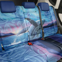 New Zealand Matariki Humpback Whale Back Car Seat Cover Paikea Maori New Year Blue Galaxy LT14 - Polynesian Pride