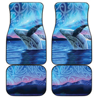 New Zealand Matariki Humpback Whale Car Mats Paikea Maori New Year Blue Galaxy