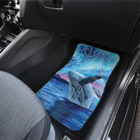 New Zealand Matariki Humpback Whale Car Mats Paikea Maori New Year Blue Galaxy