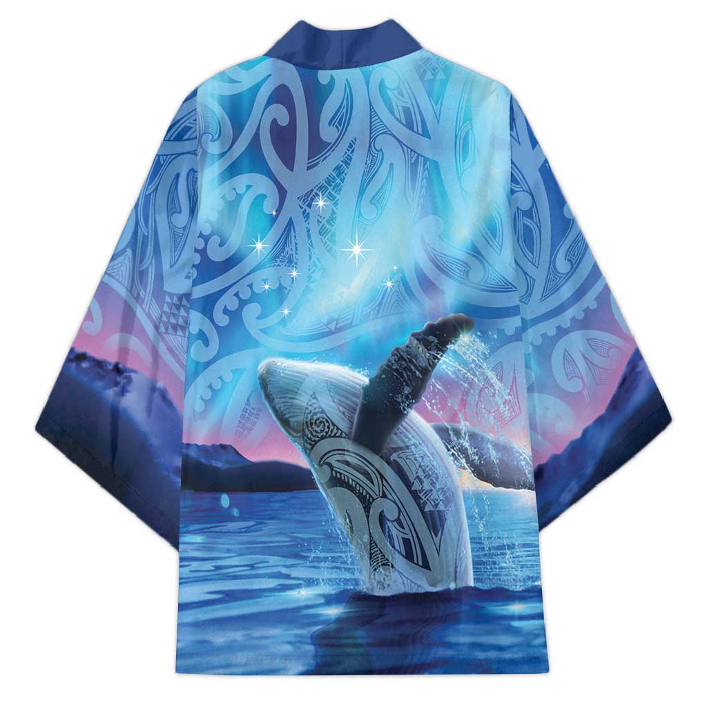New Zealand Matariki Humpback Whale Kimono Paikea Maori New Year Blue Galaxy