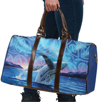 New Zealand Matariki Humpback Whale Travel Bag Paikea Maori New Year Blue Galaxy LT14 - Polynesian Pride