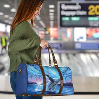 New Zealand Matariki Humpback Whale Travel Bag Paikea Maori New Year Blue Galaxy LT14 - Polynesian Pride
